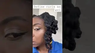 Part 2: Results: Defined Curls on Dry 4C Natural Hair #naturalhair