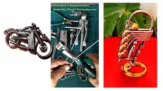 Wow! How to Stainless Steel Noose Key Chain ? Detailed video teaching