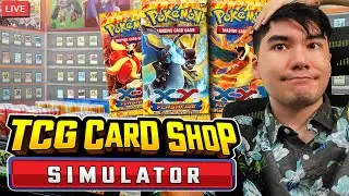 🔴PHIL OPENS A POKEMON CARD SHOP ! TCG CARD SHOP SIMULATOR + POKEMON MOD 🔴