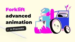 Advanced frame-by-frame animation in Procreate with bounce
