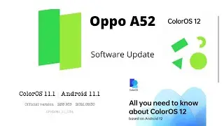 Oppo A52 Software Update | CPH2061_11_C.34 | October Security Update