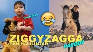 FUNNY VIDEO! Baby Qahtan Parody Ziggy Zagga Gen Halilintar! |  Video By Qahtan