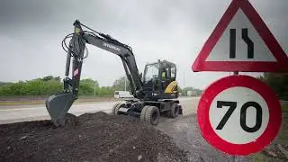 Hyundai kolové rypadlo HW65A