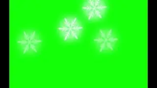 green screen ice or snow  particle effect