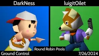 [SSB64] Ground Control (Singles) - DarkNess (Ness) vs. luigit0ilet (Fox) RR Pools