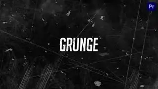 Grunge Premiere Pro Template Download