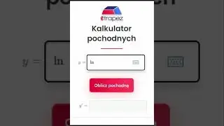 Kalkulator pochodne eTrapez #matematyka #kalkulator #etrapez #matura  #matura2023 #matura2024