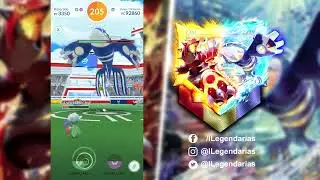 Primal Kyogre Raid w/Roserade (Sunny Weather Boost)