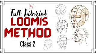 How To Draw Heads Using The Loomis Method | Loomis Method Full Tutorial | Loomis Method Step By Step