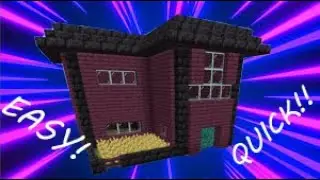 Minecraft - How to Build a Nether House Tutorial