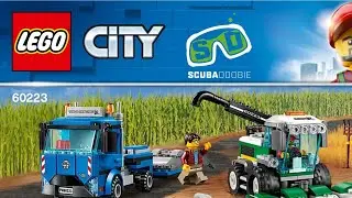 LEGO City Great Vehicles Harvester Transport 60223 Speed Build