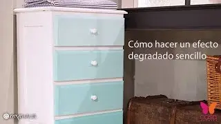 DIY: Cómo hacer una cajonera con efecto degradado u ombré