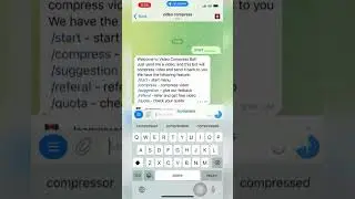 Compress any video size for free🔥| SHIKARI | #telegram #bot #video #trending