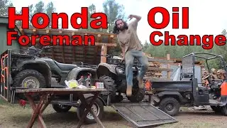 How-To Change Honda Foreman Oil and Reset Oil Change Light (Every Step)
