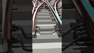 How train change the track | train wheel 🚂 & flange |#shorts #train | train change the track |