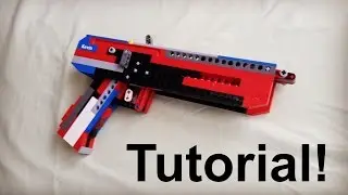 Lego Full-Auto Blowback Pistol Tutorial/Instruction