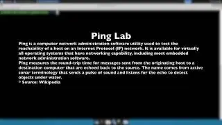 Lab for Ping Command on Linux - Comptia