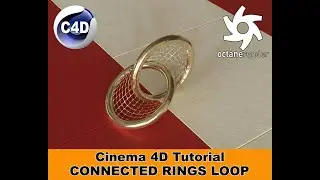 CONNECTED RINGS LOOP (Cinema 4D Patreon Tutorial Preview)