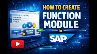 How to Create a Function Module in SAP ABAP 