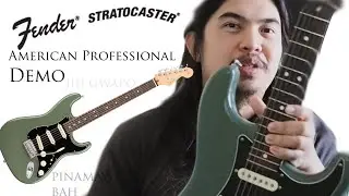 Fender American Professional Stratocaster (Antique Olive) DEMO