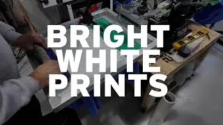 BRIGHT WHITE Prints for Beginners #screenprinting