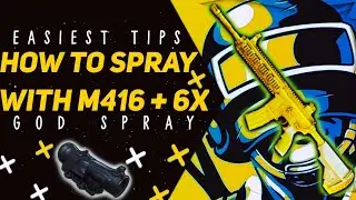 •HOW TO USE M416 + 6X SCOPE (for beginners) FULL GUIDE•
