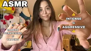 ASMR | INTENSE, FAST AGGRESSIVE Camera Scratching and Tapping (loud!!)