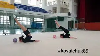 warm-up with the ball
