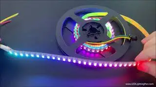 LEDLightingHut  8mm Wide Ultra Slim Digital SK6812 3535 MINI RGBW LED Strip