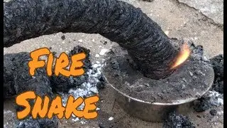 INSANE FIRE SNAKE SCIENCE EXPERIMENT!!!