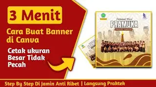 Cara Membuat Spanduk Pramuka | Cara Membuat Banner Di Canva