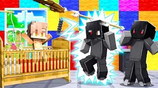 BABY IS HOME ALONE IN MINECRAFT!