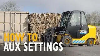 How To: Aux Settings on the JCB Electric Teletruk