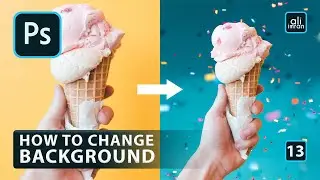How to Remove Background in Photoshop | Photoshop tutorial | Adobe Photoshop | Change Background