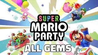 Super Mario Party Story mode (longplay) - All Gems, All boards