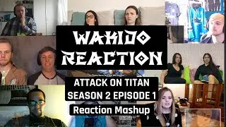 Attack On Titan 2x1 Episode 26 Reaction Mashup | Beast Titan | The Titan in the Wall 🔥