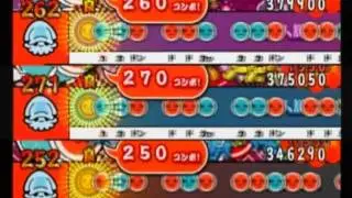 太鼓の達人wii　戦国三弦　普通・玄人・達人譜面同時鑑賞