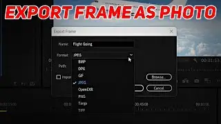 How To Export Frame as a Screenshot in Adobe Premiere Pro?