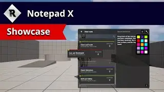 Notepad X - Unreal Engine 5