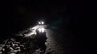 УЕХАЛ НОЧЬЮ НА УАЗИКЕ В ТАЙГУ. ЗДРАВСТВУЙ ПЕРВАЯ ИЗБА. ПОСТАВИЛ КАПКАНЫ НА КУНИЦУ.