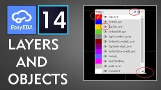 How to use layer and objects in Easyeda PCB Design Software | Easyeda layers and Object | PCB design