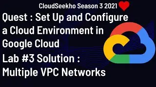 Multiple VPC Networks Lab Solution | Multiple VPC Networks Lab Answers | VPC Networks Lab Solution
