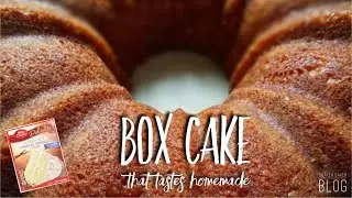 Box Cake Mix That Tastes Homemade I Baking Hack  | Betty Crocker Cake Mix