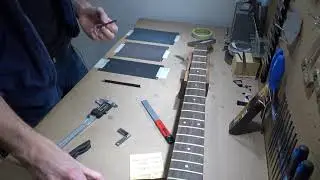 1988 Washburn Force ABT B-20 Bass w. EMG Select Active Pickups - Nut Sanding Almost Done
