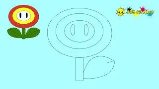 A flor de MARIO BROS | VOCÊ VAI SE SURPREENDER | Como desenhar personagens de Mario Bros