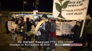 Ayotzinapa protestas en Chicago 2014