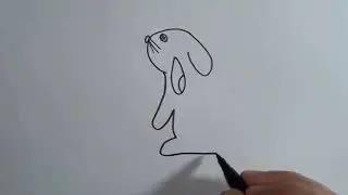 как нарисовать кролика, красиво.