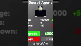 Showcase on the new Secret Agent in Toilet Tower Defense 