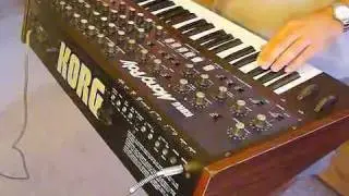 Korg Mono/Poly Analog Synthesizer (1981) Monopoly Arps & more demo