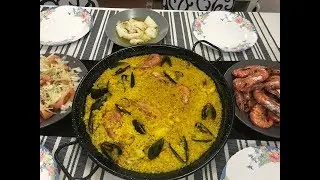 Типичный обед в Испании / Морепродукты / Паэлья